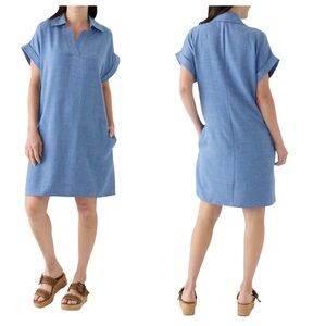 Emma & Michele Denim Medi Dress XL Blue